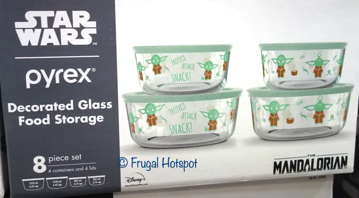 Star Wars Pyrex Glass Food Storage Mandalorian Baby Yoda | Costco