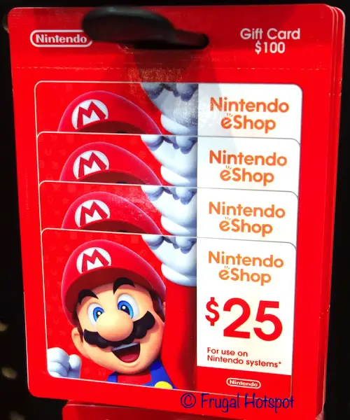 $100 Nintendo eShop Gift Card Set | Costco