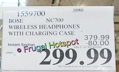 Bose Noise Cancelling Wireless Headphones 700 with Charging Case | Costco Sale Price