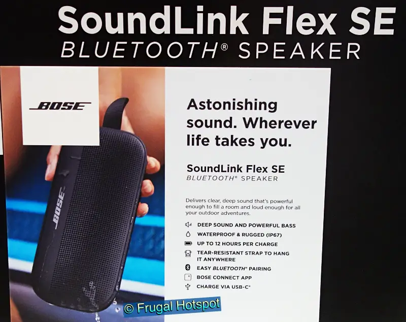 Bose SoundLink Flex SE Bluetooth Speaker | Costco