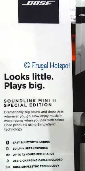 Bose Soundlink Mini II Speaker Special Edition Details | Costco