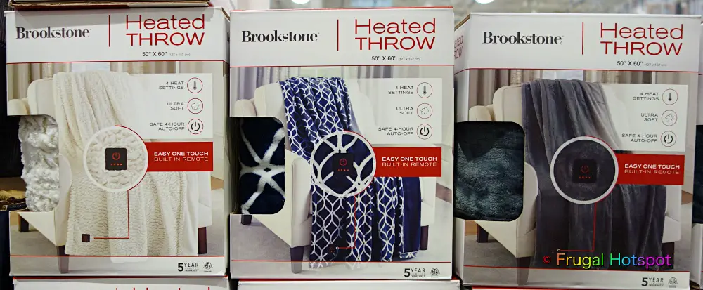 Brookstone Heated Throw | Costco 2021