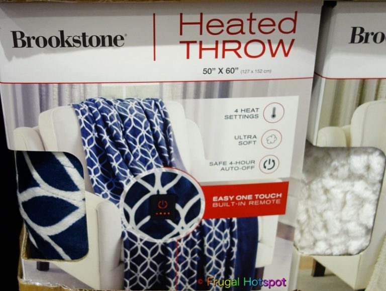 Brookstone Heated Throw Costco Sale! Frugal Hotspot