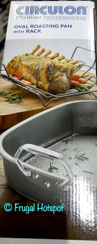 Circulon Oval Roasting Pan with Rack | Costco