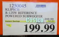 Costco Sale Price | Klipsch Reference Subwoofer
