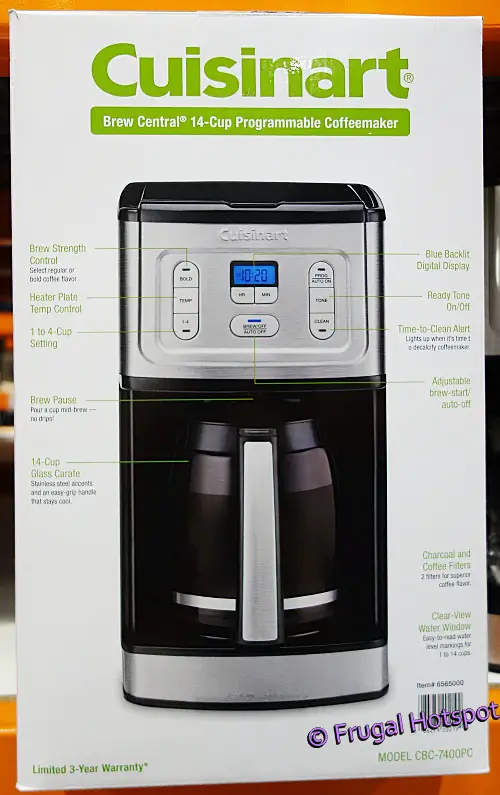 Cuisinart Brew Central 14-Cup Programmable Coffeemaker | Costco