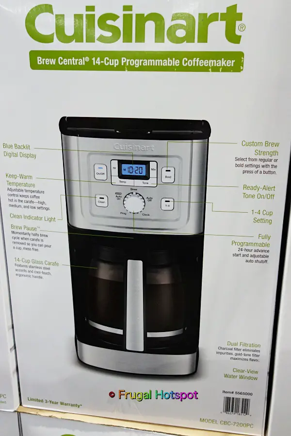 Cuisinart Brew Central 14 Cup Programmable Coffeemaker | Costco