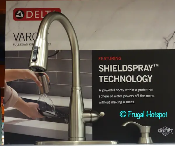 Delta Varos Pulldown Kitchen Faucet | Costco Display