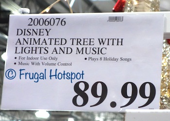 Disney Animated Tree with Lights Music | Costco price