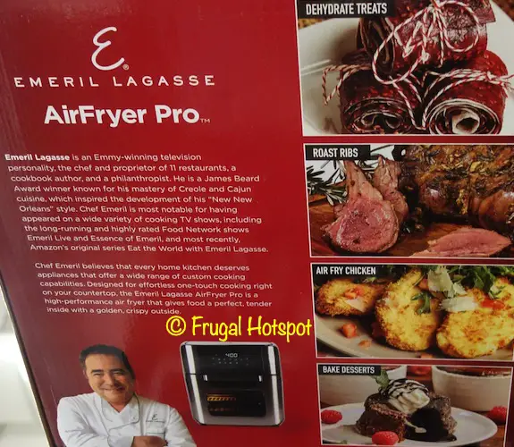 Emeril Lagasse AirFryer Pro Details | Costco