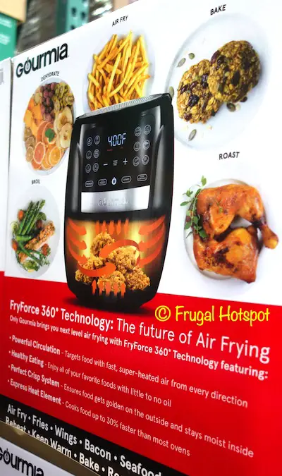 Gourmia 6-Quart Digital Air Fryer Description | Costco