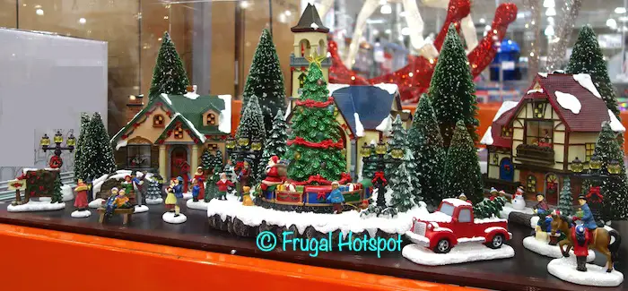 Holiday Village with Lights 30pc | Costco Display