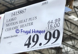 Lasko Whole Room Ceramic Heater | Costco Sale Price