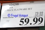 Mikasa 65-Piece Stainless Steel Flatware Set | Costco Sale Price