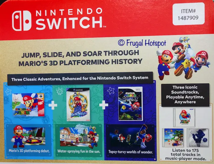 Nintendo Switch Super Mario 3D All Stars Video - 3 Games | Costco