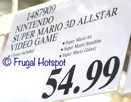 Nintendo Switch Super Mario 3D All Stars Video Games | Costco Price