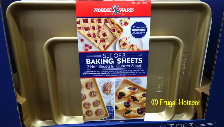 Nordic Ware Gold Baking Sheets | Costco Display