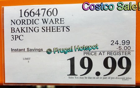 Nordic Ware Gold Baking Sheets | Costco Sale Price