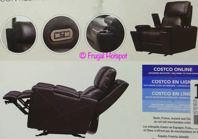 Pulaski Leather Home Theater Power Recliner Variations | Costco