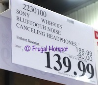 Sony Wireless Noise Canceling Headphones | Costco Sale Price