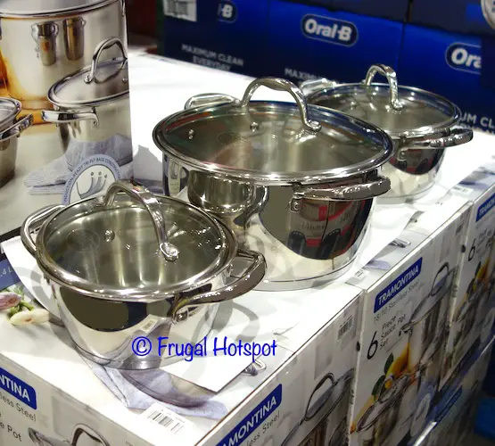 Tramontina 6-Piece Sauce Pot Set | Costco Display