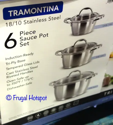 Tramontina Sauce Pot 6 Piece | Costco