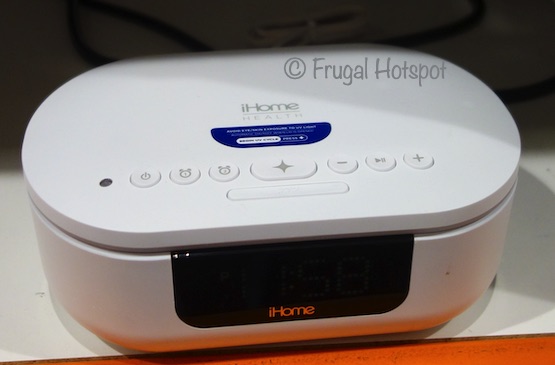 iHome Health UV-C Sanitizer Alarm Clock | Costco Display