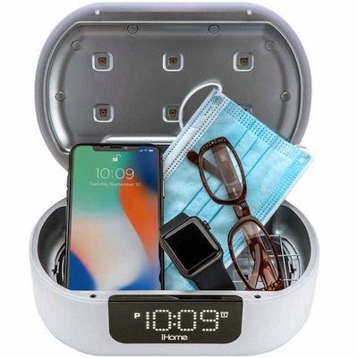 iHome Health UV-C Sanitizer Alarm Clock at Costco