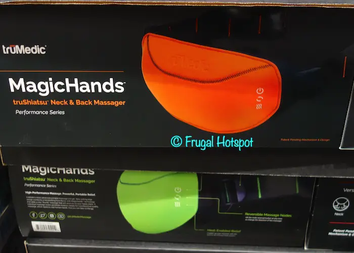 truMedic MagicHands truShiatsu Massager Orange and Green | Costco