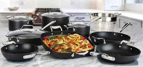 All-Clad Essentials Nonstick Cookware 13 piece | Costco