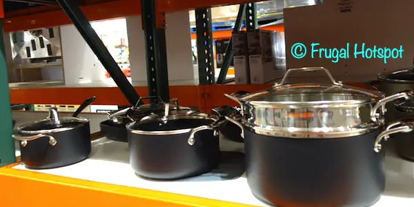 All-Clad Essentials Nonstick Cookware | Costco Display