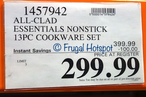 All-Clad Essentials Nonstick Cookware | Costco Sale Price