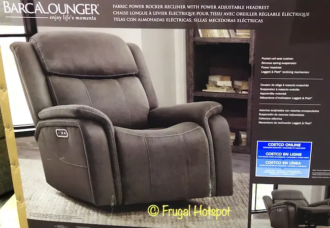 Barcalounger Fabric Power Rocker Recliner | Costco