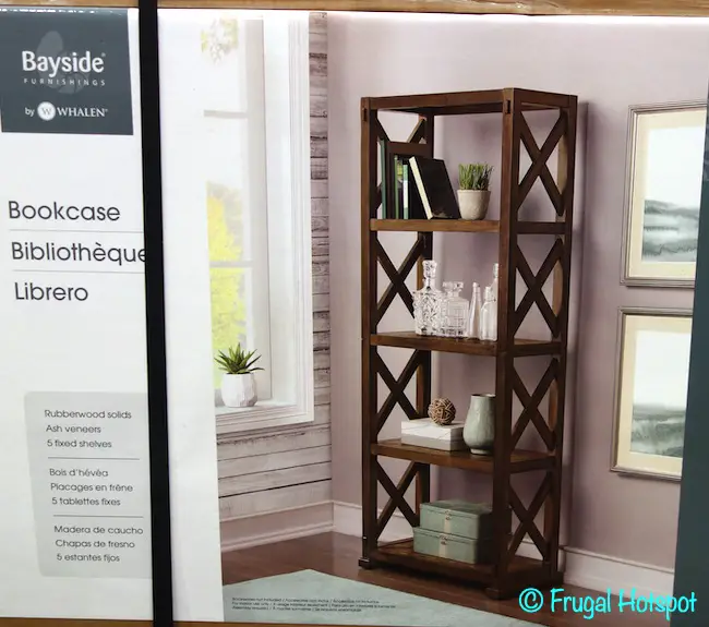 Bayside Furnishings Burke 72 Bookcase | Costco