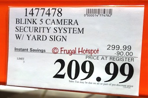 Blink 5-Camera Security System | Costco Sale Price