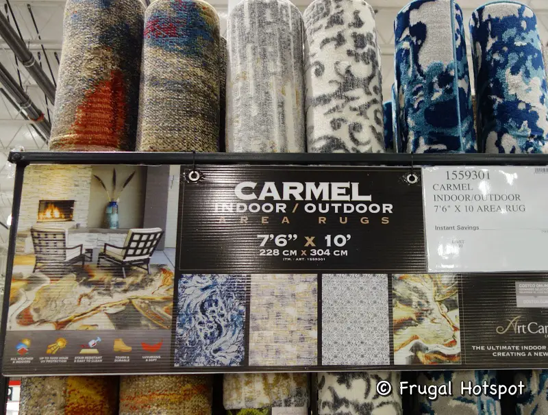 Carmel 7'6 x 10' Indoor - Outdoor Area Rug | Costco