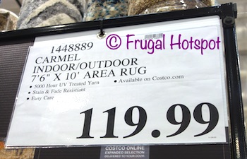 Carmel Indoor : Outdoor 7'6 x 10' Area Rug | Costco Price