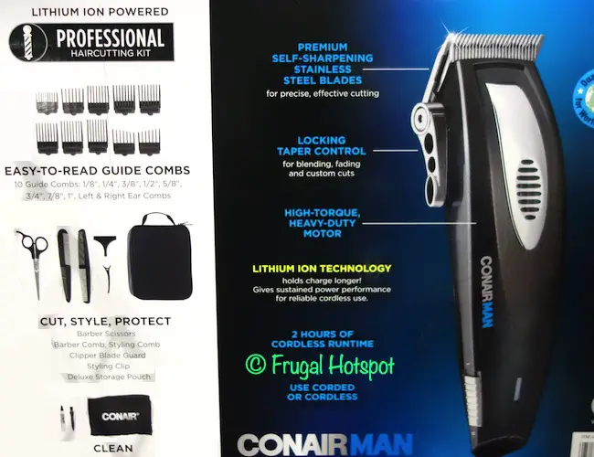 ConairMAN Pro Haircutting Kit | Costco