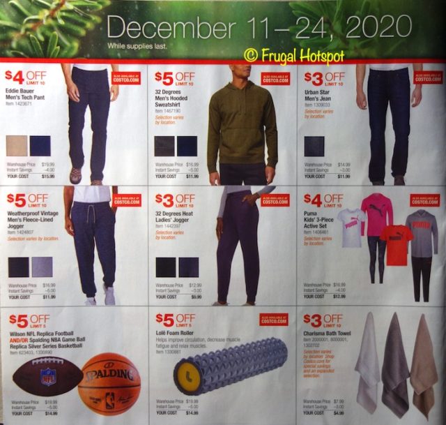 Costco Holiday Event Sale! December 1124, 2020