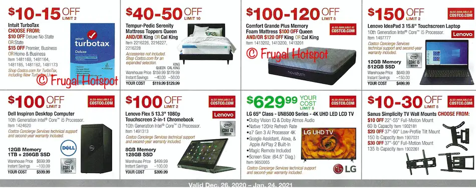 Costco JANUARY 2021 Coupon Book Page 11