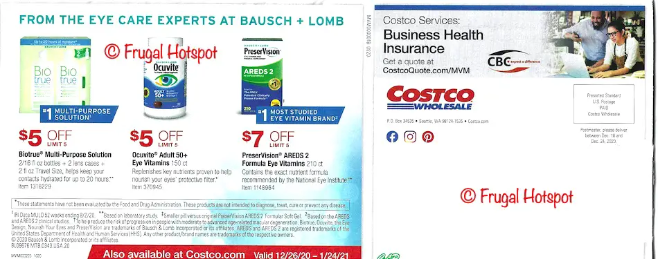 Costco JANUARY 2021 Coupon Book page 24