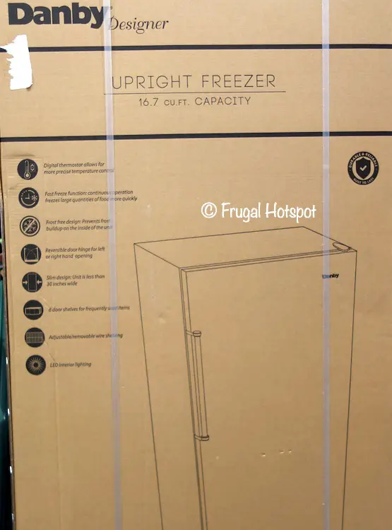 Danby 16.7 cu ft Upright Freezer | Costco