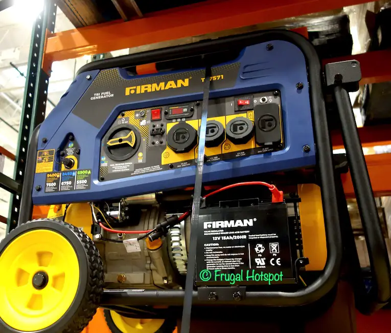 Firman Tri Fuel Generator 7500 Running Watts | Costco Display 1300533