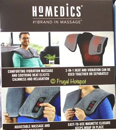 HoMedics Weighted Heated Wrap | Costco 1448531
