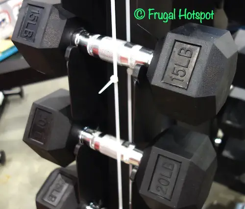 Inspire Dumbbell Set with Rack | Costco Display 3