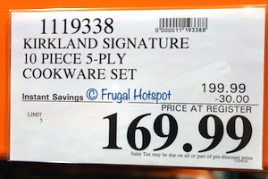 Kirkland Signature Stainless Steel Cookware | Costco Sale Price