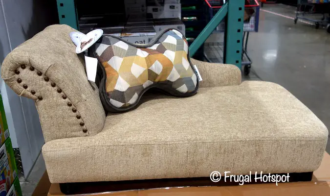 La-Z-Boy Lakewood Pet Chaise Sofa with Pillow | Costco Display