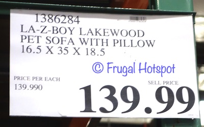 La-Z-Boy Lakewood Pet Chaise Sofa with Pillow | Costco Price