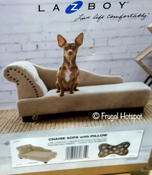 La-Z-Boy Lakewood Pet Chaise Sofa with Pillow | Costco