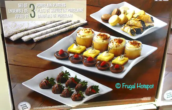 Over and Back Porcelain Platters | Costco 1450293